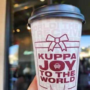 a cup of coffee