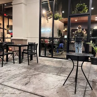 Outside patio