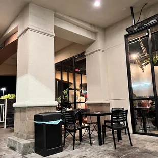 Outside patio