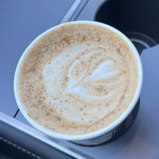 Love how they still coffee design on to-go drinks