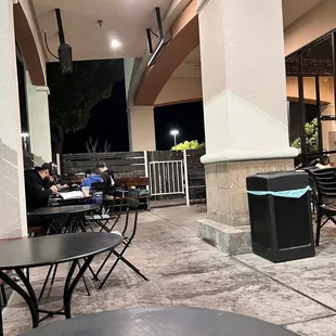 Outside patio