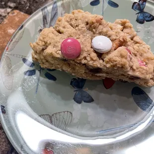 Absolutely delicious Crave oatmeal cookie half ;)~