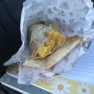 Breakfast burrito