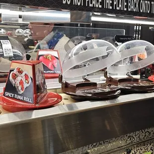 Empty revolving bar!