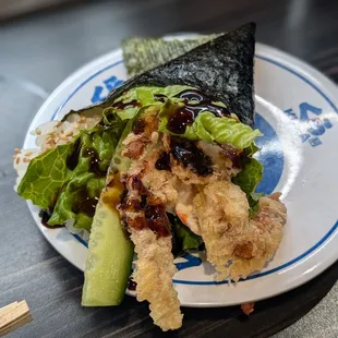 Spider hand roll