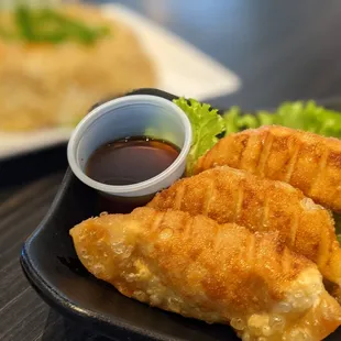 Potstickers looked fantastic!