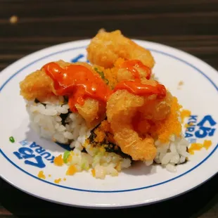 Spicy Popcorn Shrimp Rolls