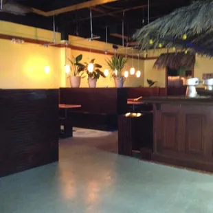 Interior where the bar is