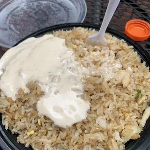 Fried rice was so shockingly bland