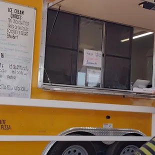 a woman ordering food