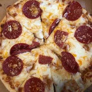 Pizza Pepperoni and Parmesan