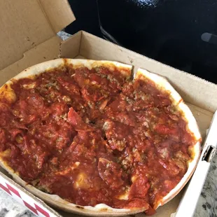 Pizza Chicago Style
