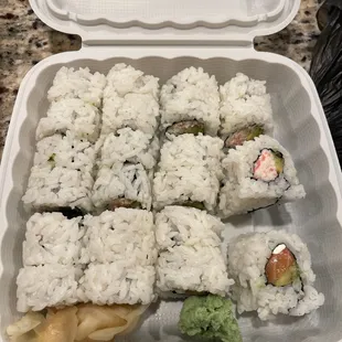 Philly Roll and California Roll