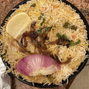 Vegetable Dum Biryani