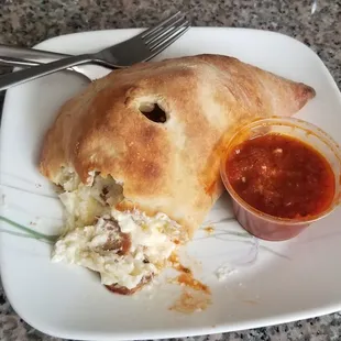 Calzone with Sausage