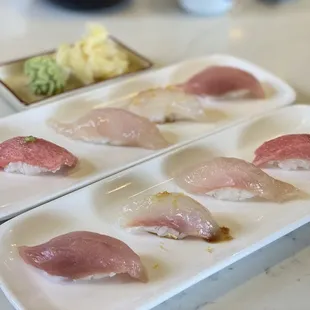 sushi and sashimi, food, sashimi, sushi