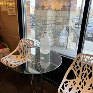 Hand sanitizer provided