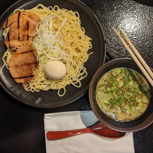 Kurotaka Tsukemen/Cold Dipping Noodles ($16)