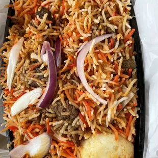 a close up of a dish