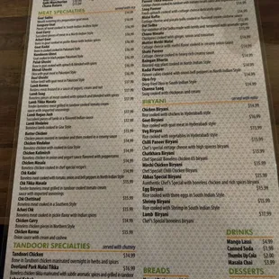Menu.