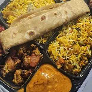 2 entree lunch combo