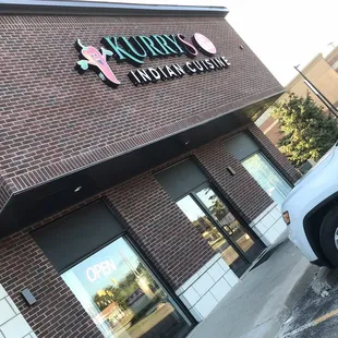 the front of the store