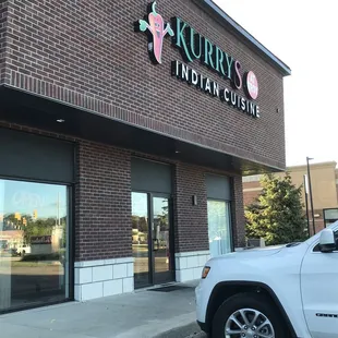 the front of the store