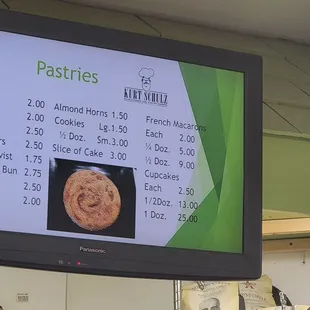 Menu as of 5/13/2021