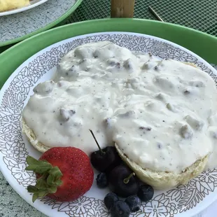 Biscuits and sausage gravy