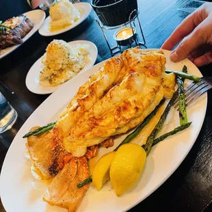 This is a 20oz lobster tail and I deserved it.