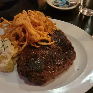 Ribeye, Au gratin potatoes