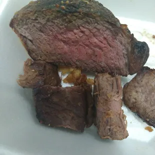 Their version of a medium cooked steak.