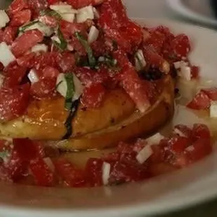 Bruschetta is delicious!