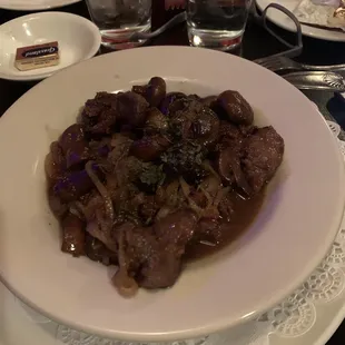 Sauted Chicken Livers