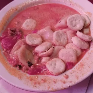 Sausage tortellini soup.