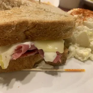 Rueben with Really Good Potato Salad