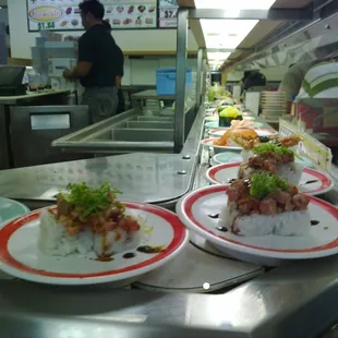 food, sushi and sashimi