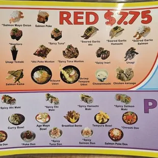Menu (10/2024).