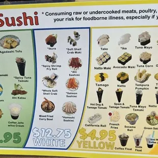Menu (10/2024).