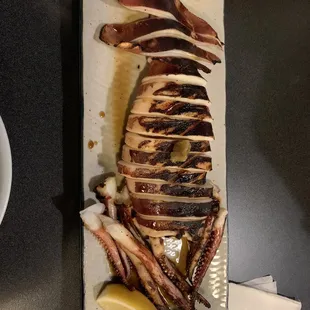 Grilled squid