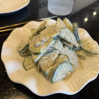 Cucumber Salad With Yogurt - (Half tray)