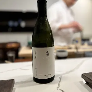Bottle of sake