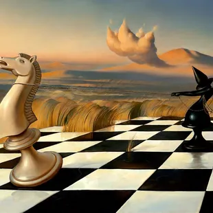 Taming of the Shrew by Vladimir Kush - Kush Fine Art
