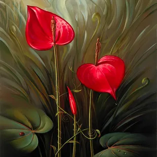 Garden of Eden by Vladimir Kush - Kush Fine Art