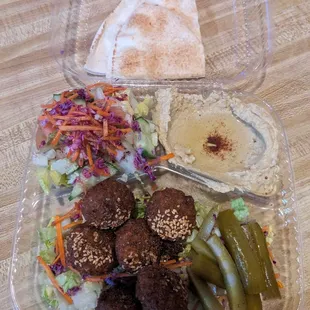 Falafel plate