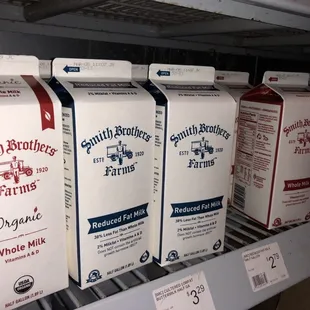 Smith brothers milk