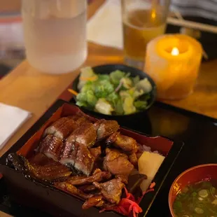 Unagi and Chicken Don