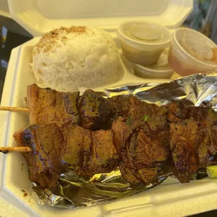 Filipino bbq pork.