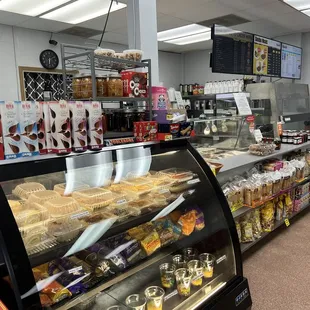 a variety of food items