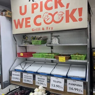 pick we cook display